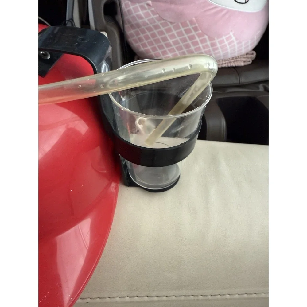 Red Beer Soda Straw Helmet  By Spencer Gifts
